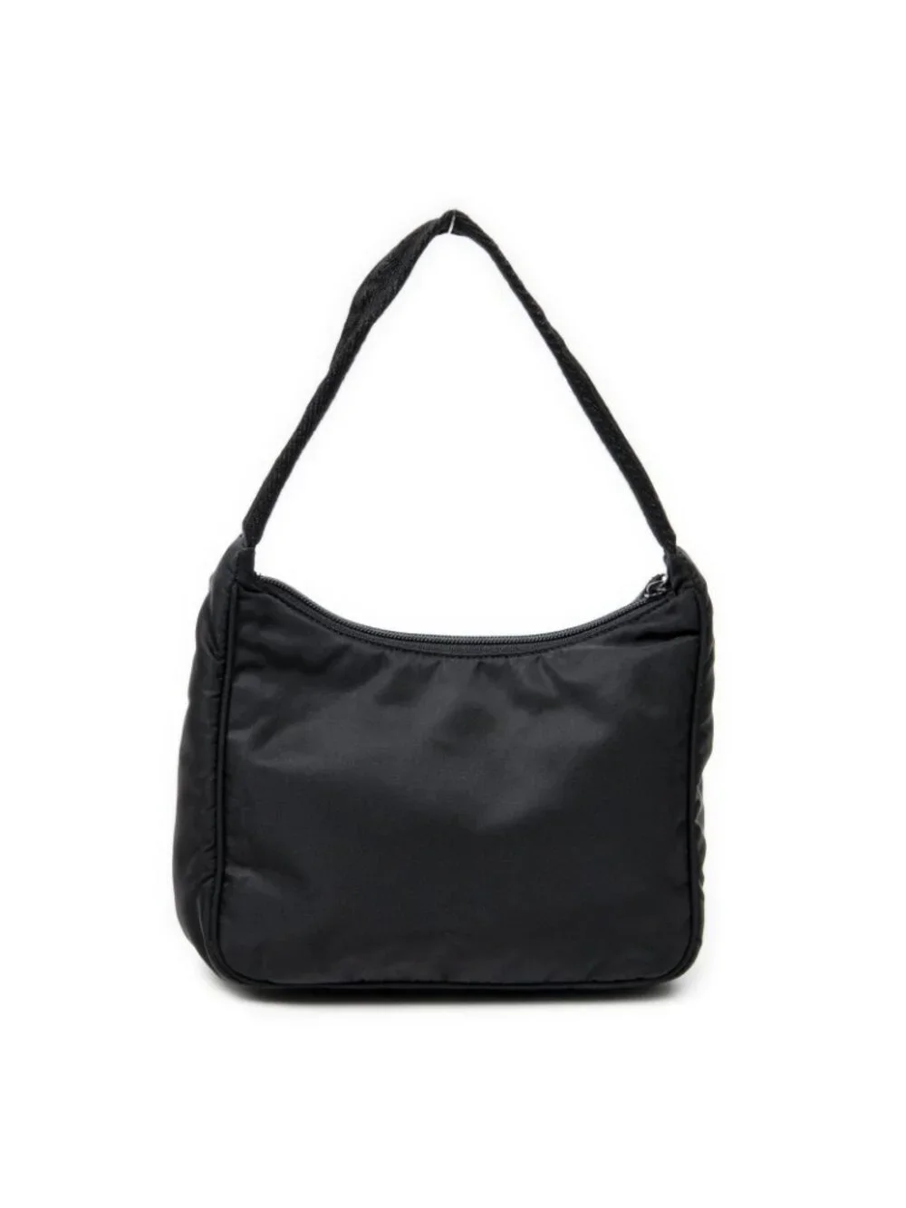 Prada Mini Zip Hobo Black Nylon Canvas - Picture 5 of 10